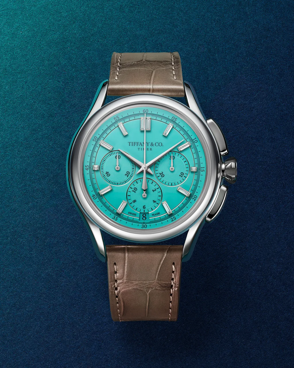 Tiffany Timer chronograph with Tiffany Blue dial