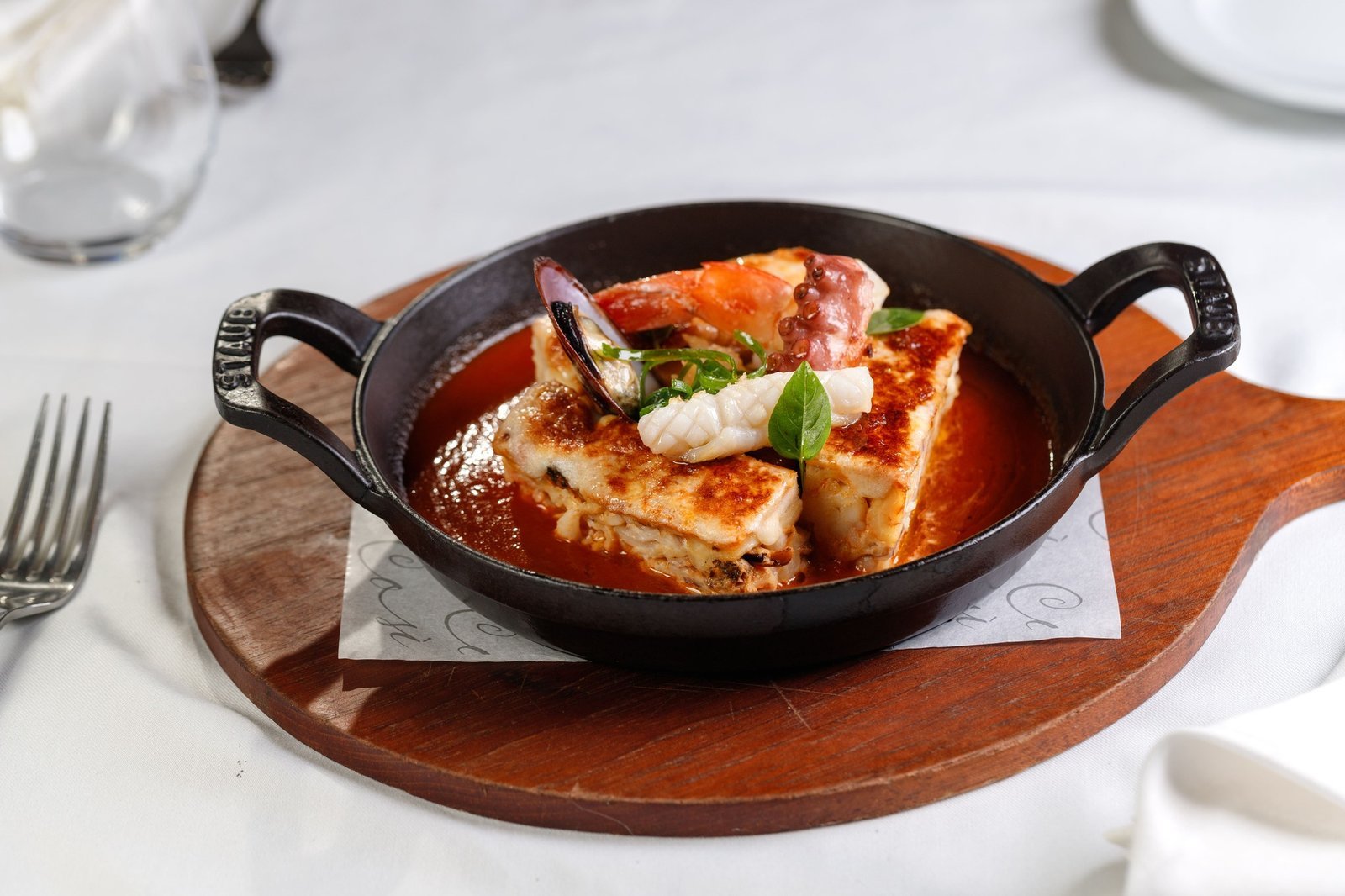 Così: an Italian menu turns towards the sea