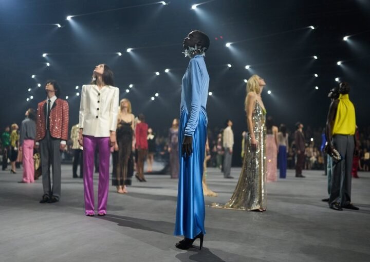 Valentino: a firefly image and a simpler silhouette