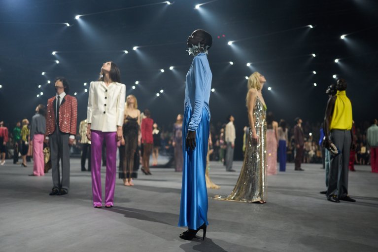 Valentino: a firefly image and a simpler silhouette