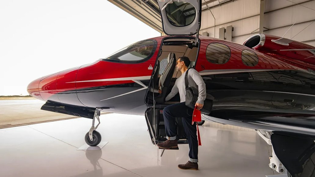 Cabin of the Cirrus Generation 3 Vision Jet