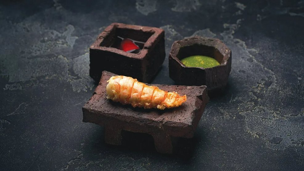 A langoustine dish at FZN