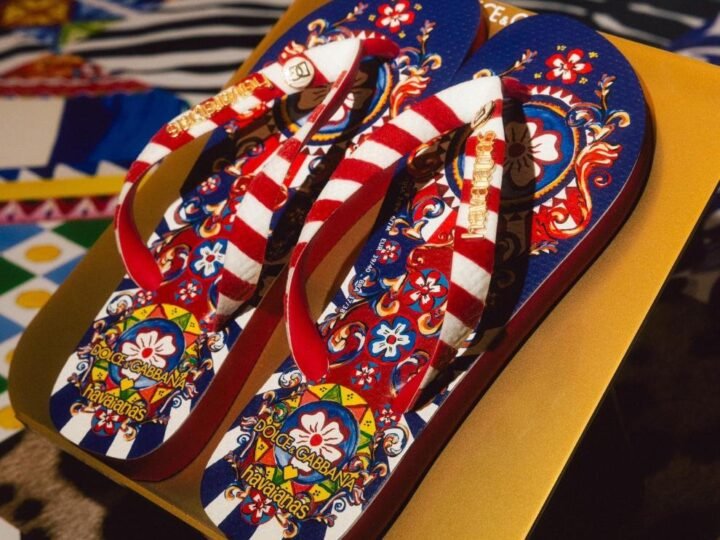 Havaianas meets Dolce & Gabbana through four printed surfaces