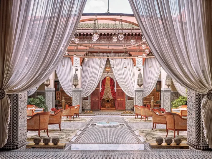 Architecture and craft at Royal Mansour in Marrakech.
