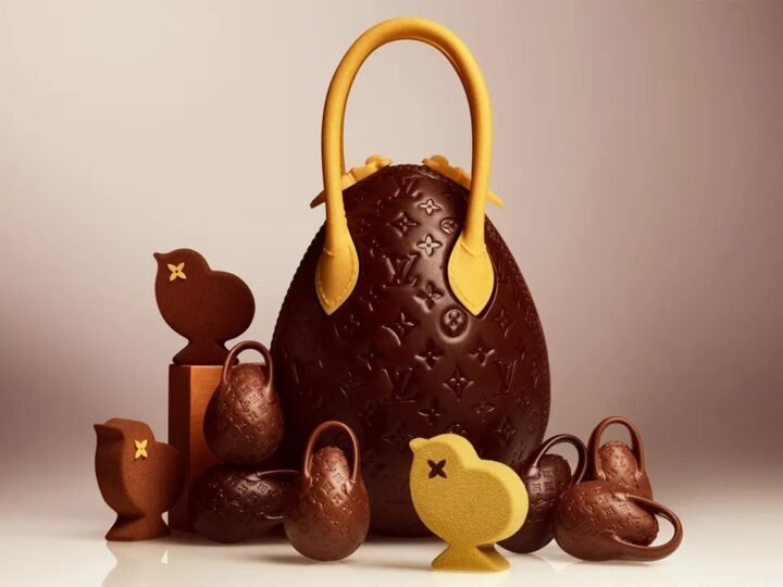 An Egg Bag made of chocolate