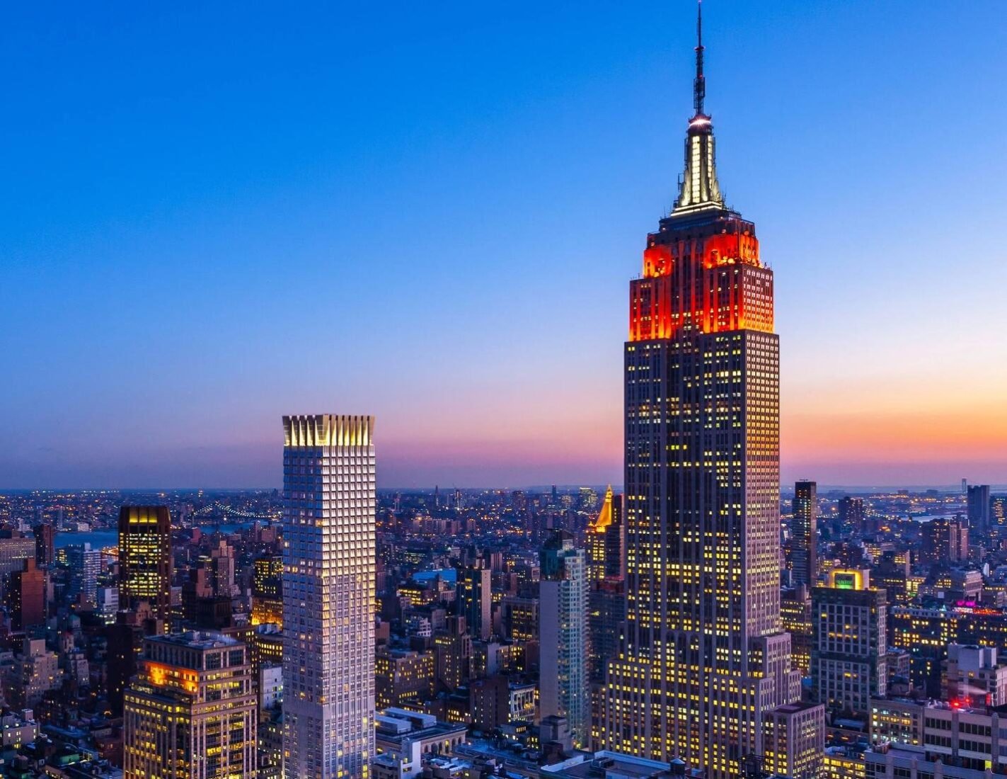 The Langham, Fifth Avenue: a Manhattan interior with a view