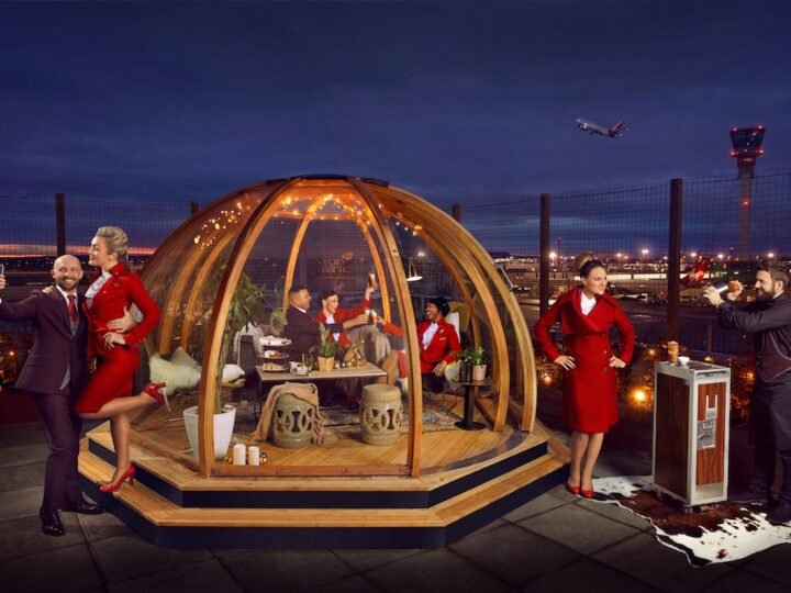 The airport lounge as an interior