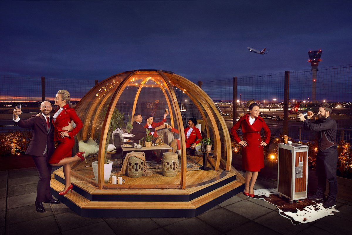The airport lounge as an interior