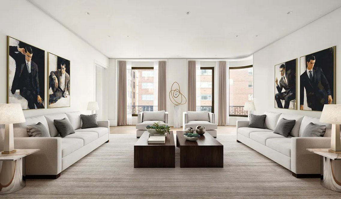 Giorgio Armani's New York apartment overlooking Central Park