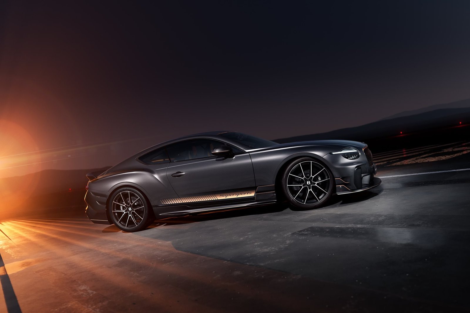 Side view of the Bentley Supersports