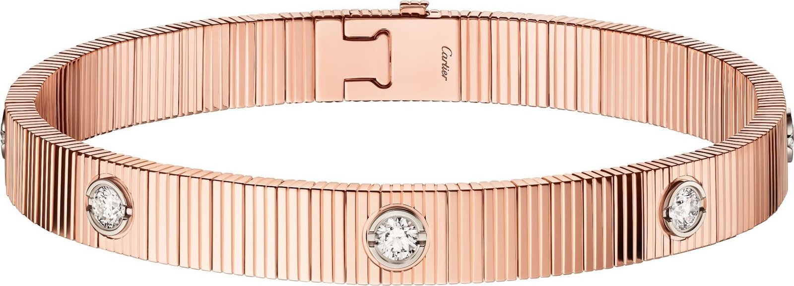 Cartier LOVE Unlimited bracelet in rose gold with diamonds