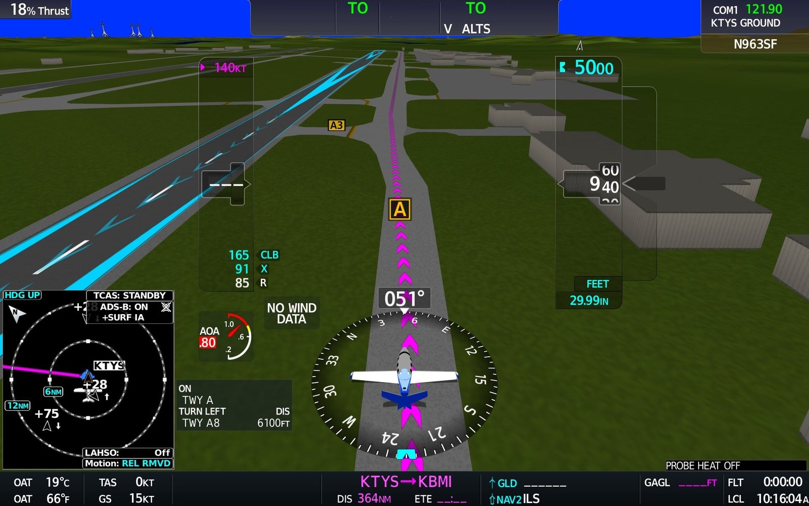 Perspective Touch+ flight deck of the Cirrus G3 Vision Jet