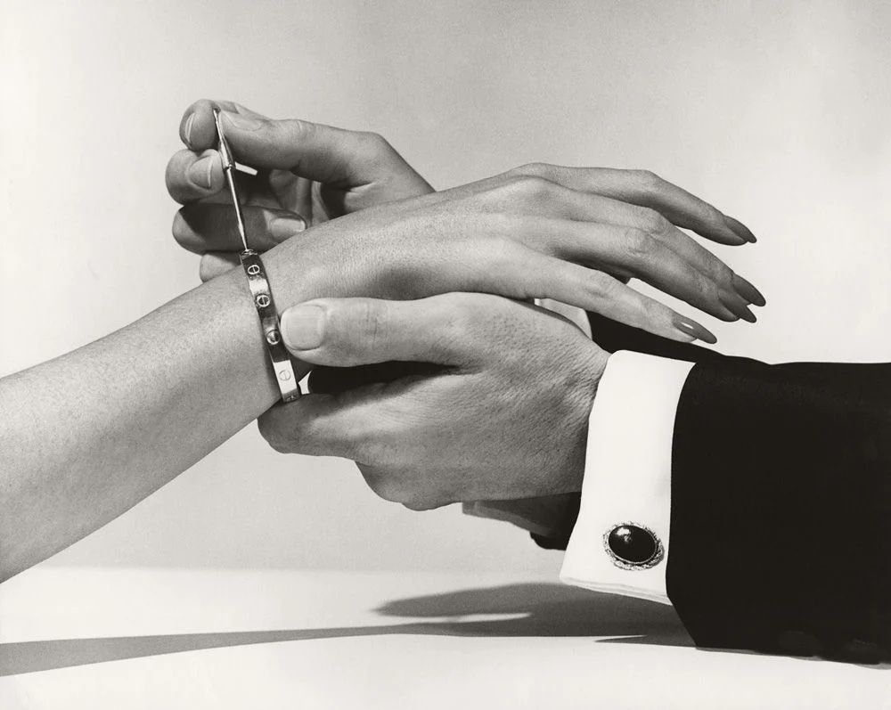 Cartier LOVE bracelet. Archive image.
