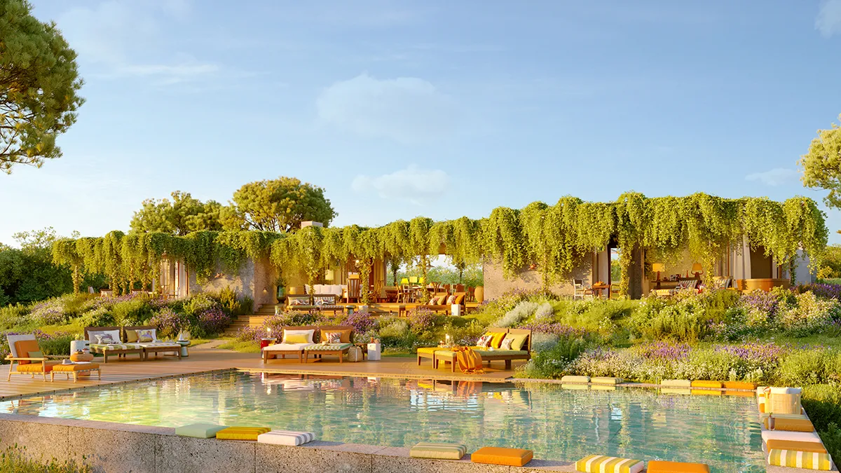 A Serra, Melides. Project rendering courtesy of A Serra / Larfa Properties.