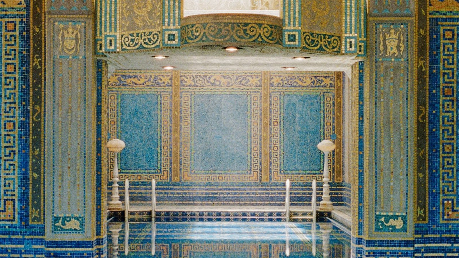 The Roman Pool at Hearst Castle. Archive image.