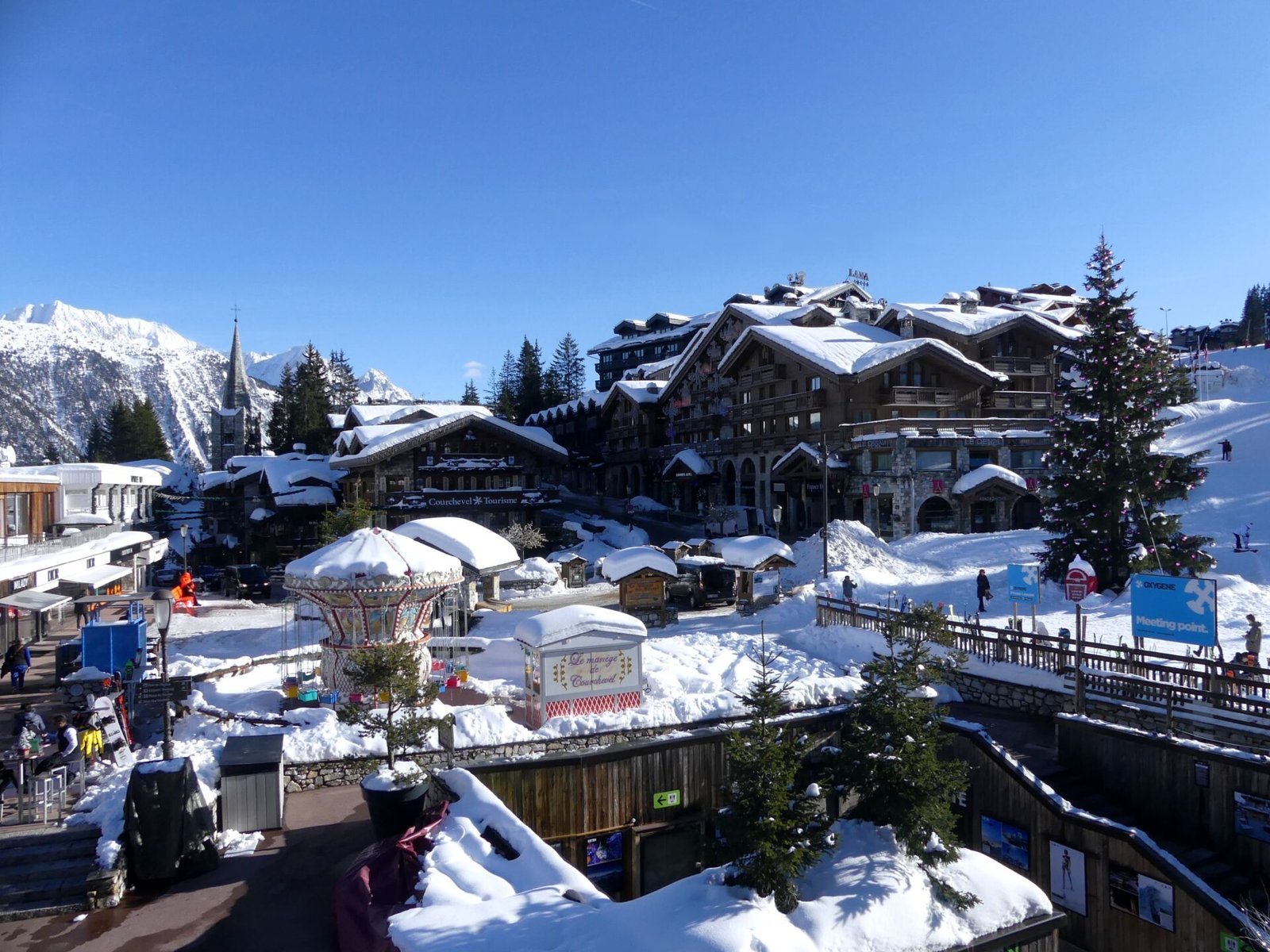 Courchevel 1850 in winter