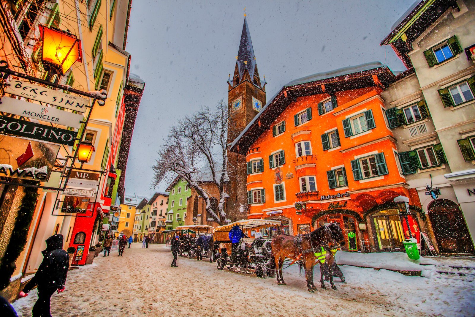The medieval centre of Kitzbühel