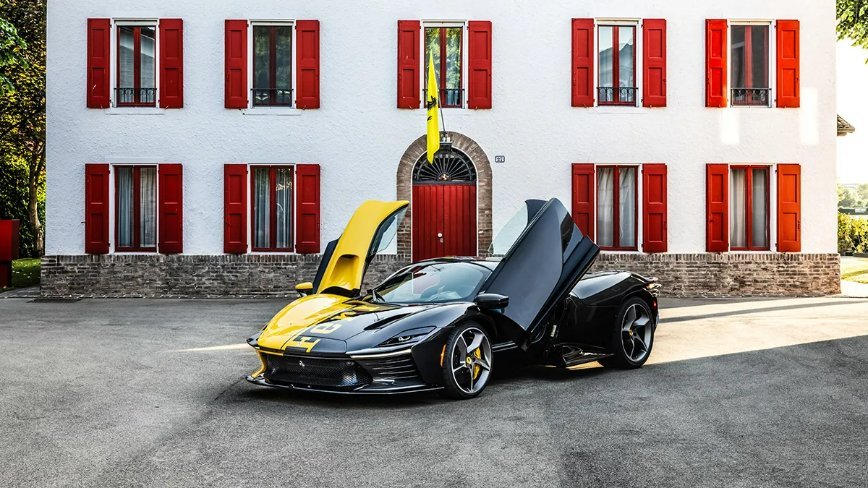 The one-off Ferrari Daytona SP3 sold for the Ferrari Foundation