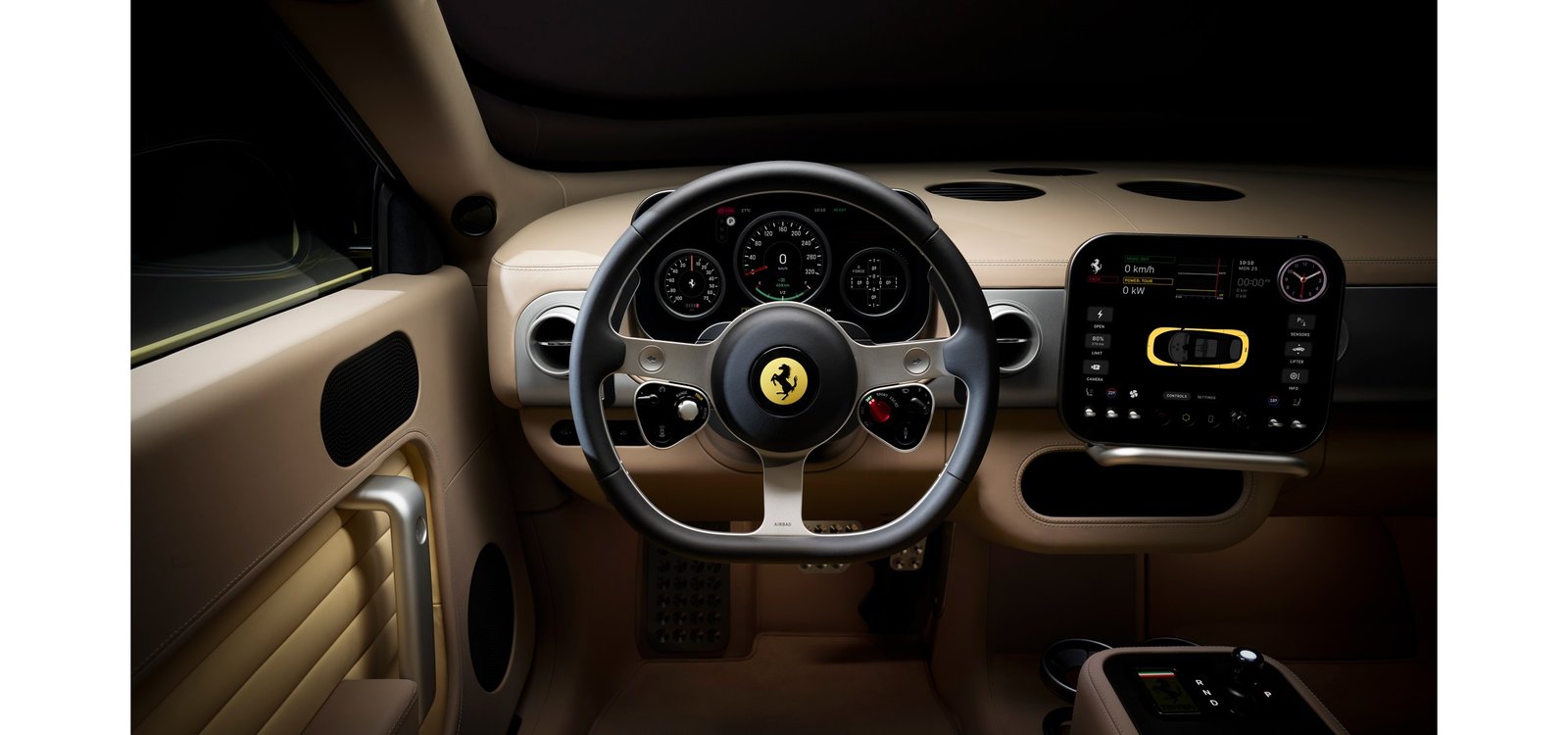 Ferrari Luce cockpit