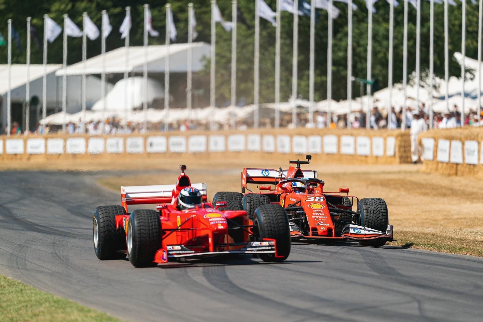 Formula 1 cars at Goodwood Festival of Speed