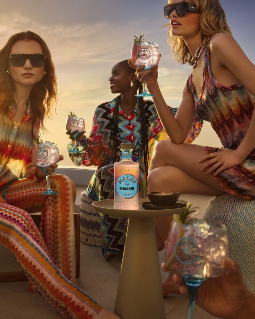 Missoni and Malfy: the zigzag around a bottle