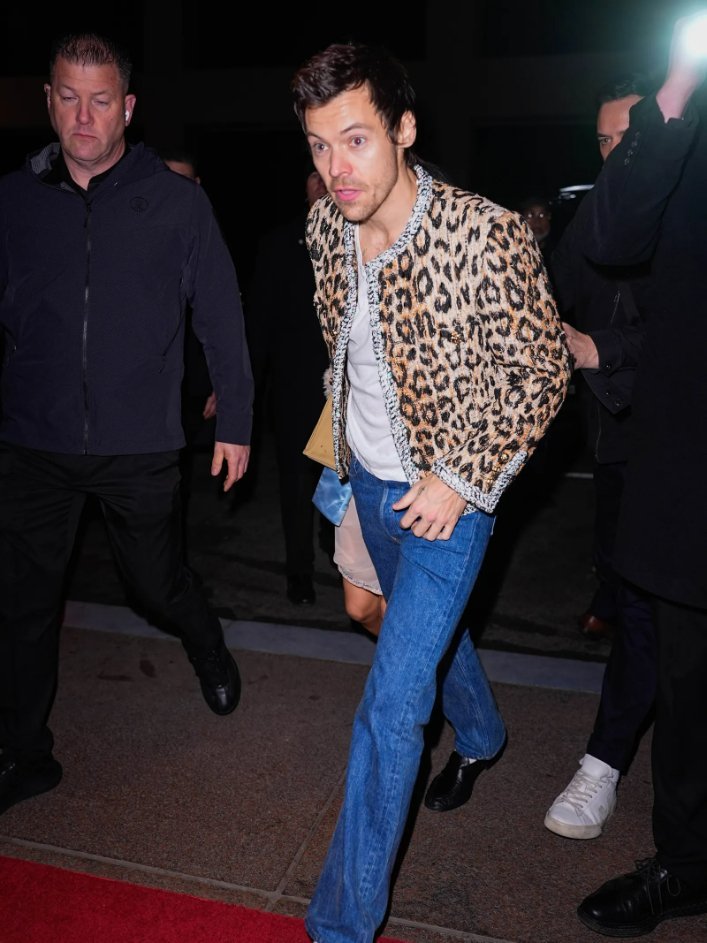 Harry Styles wearing Chanel in New York