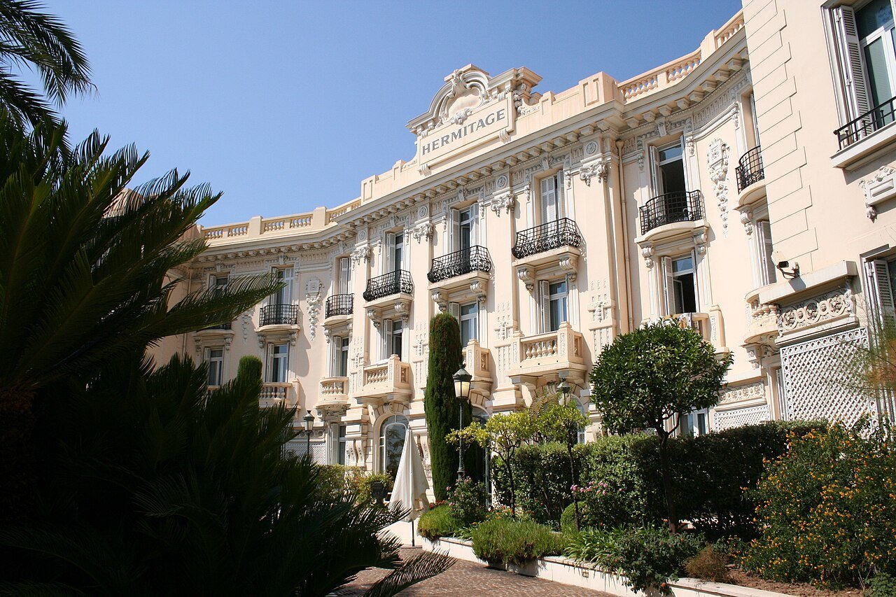 Façade of the Hôtel Hermitage, Monte-Carlo