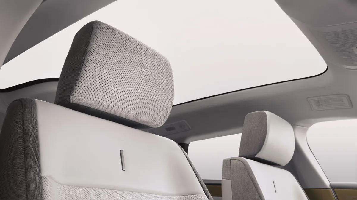 Interior detail of the Jaguar Type 01