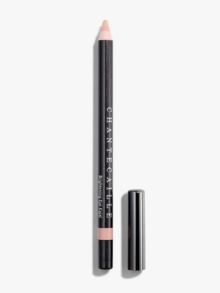 Nude pencil applied to the lower waterline