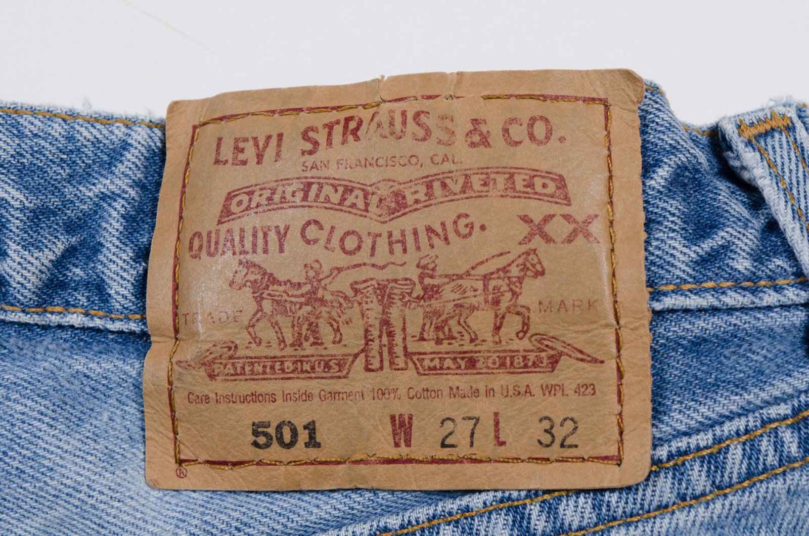 Levi's 501 jeans from the Levi Strauss & Co. Archives