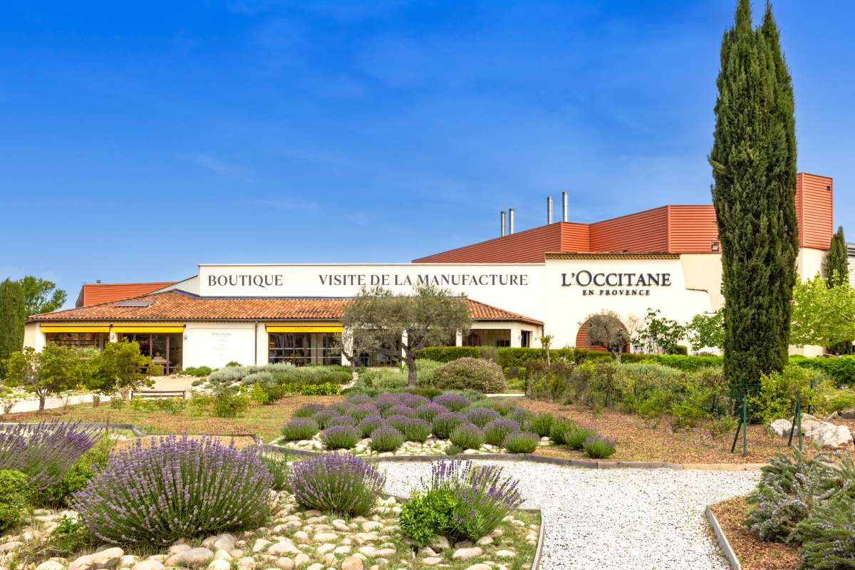 The L'Occitane en Provence manufactory in Manosque, Haute-Provence