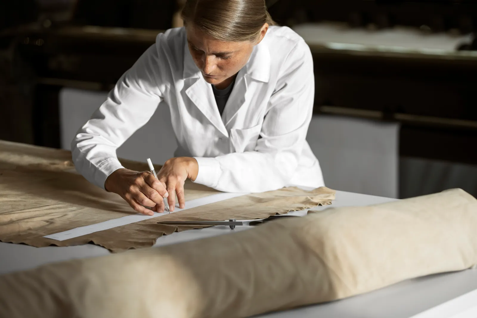 Interior of Loro Piana's new knitwear factory in Ghemme