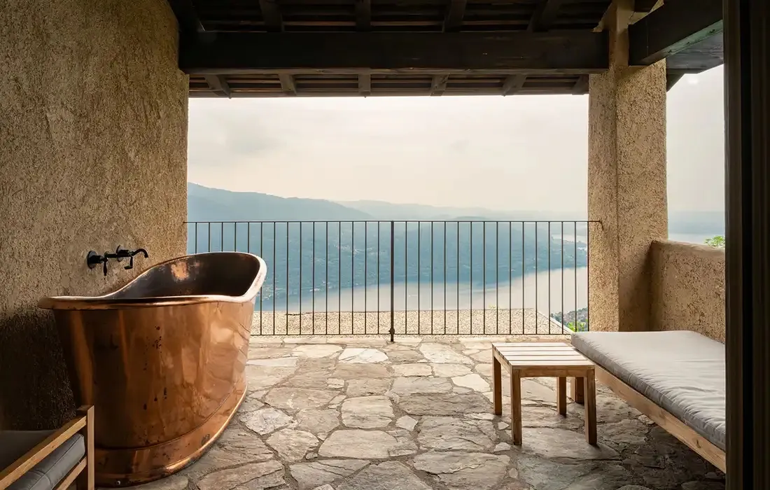 Mandali Retreat Center overlooking Lake Orta