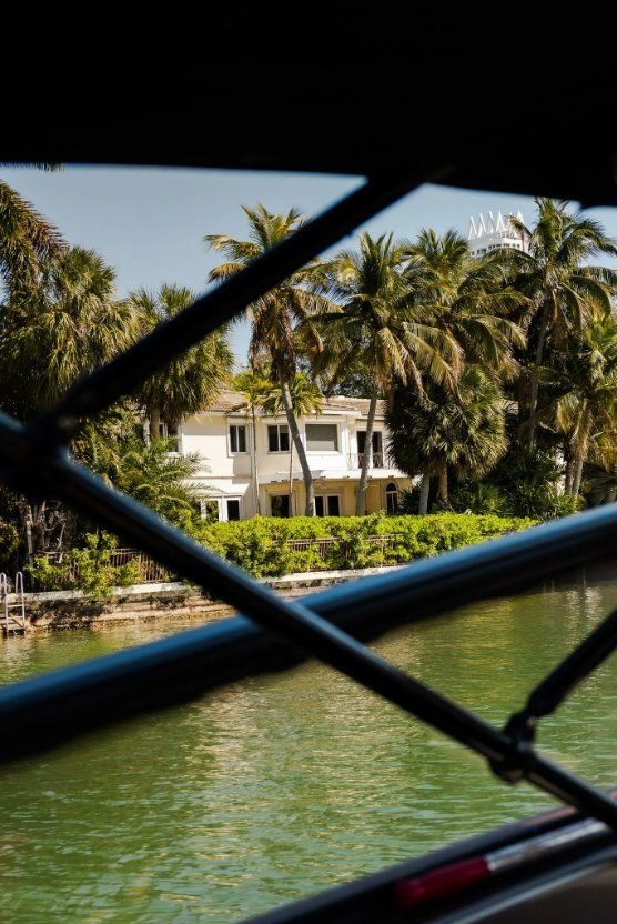 A residence facing Biscayne Bay