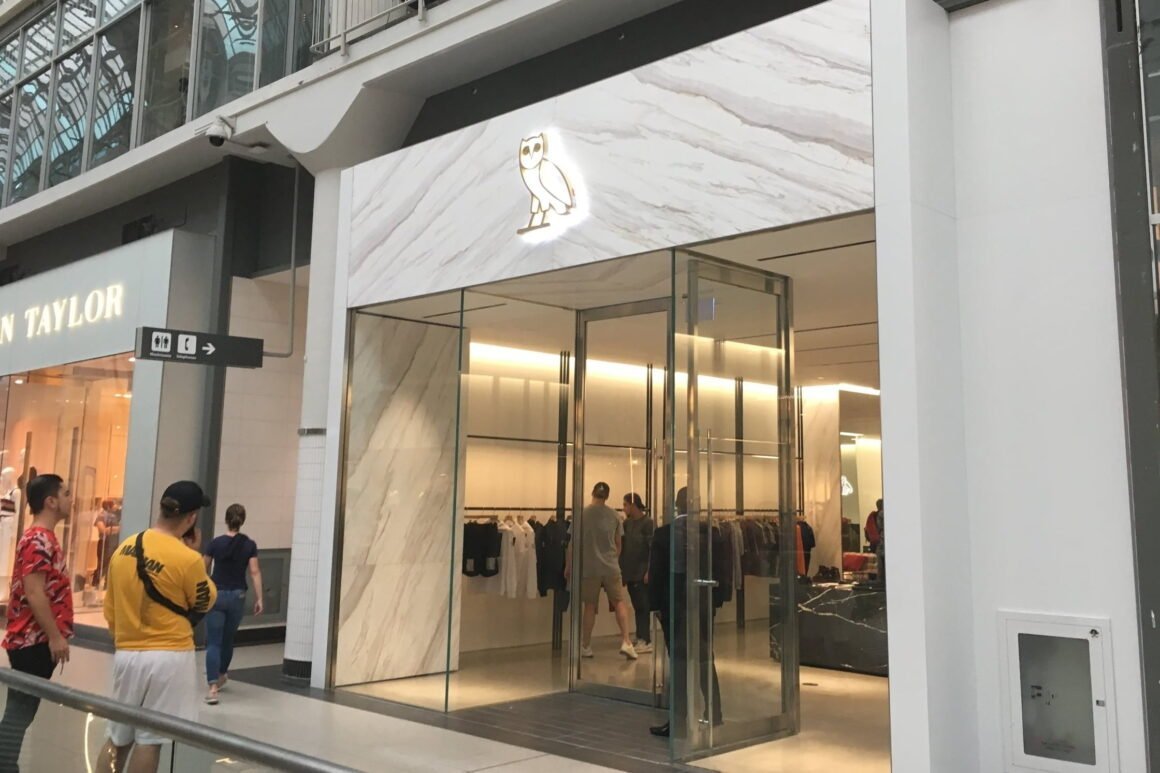 The OVO store at the Toronto Eaton Centre