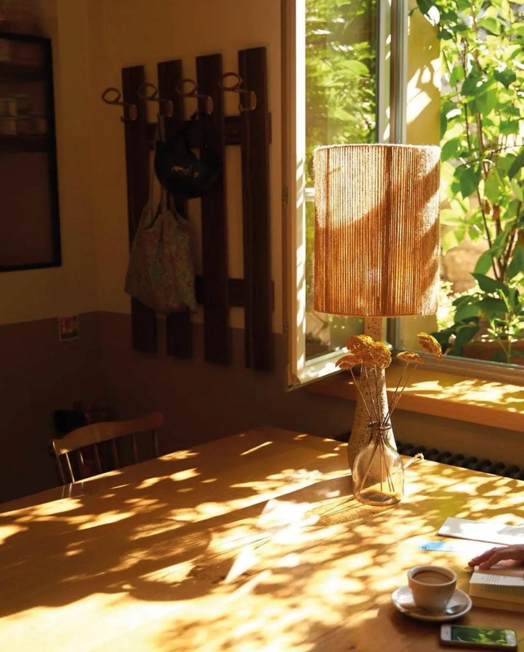 A quiet café table in Paris