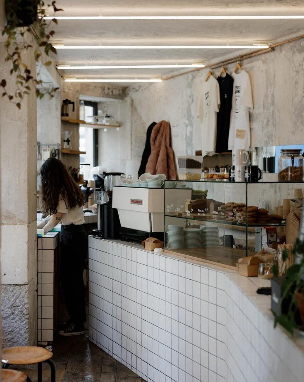 Brunch at a café in the 11th arrondissement, Paris