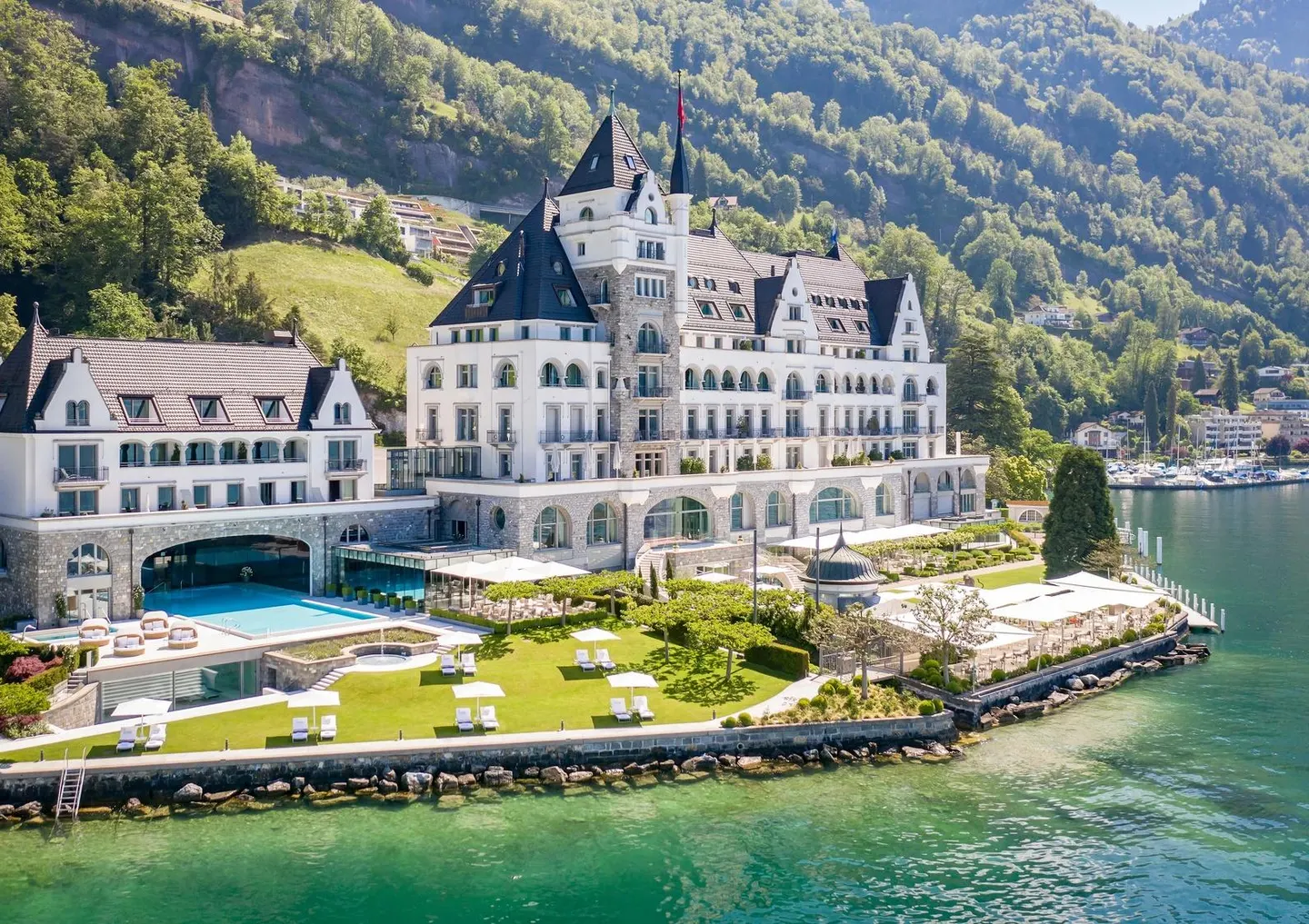 Park Hotel Vitznau on the shore of Lake Lucerne