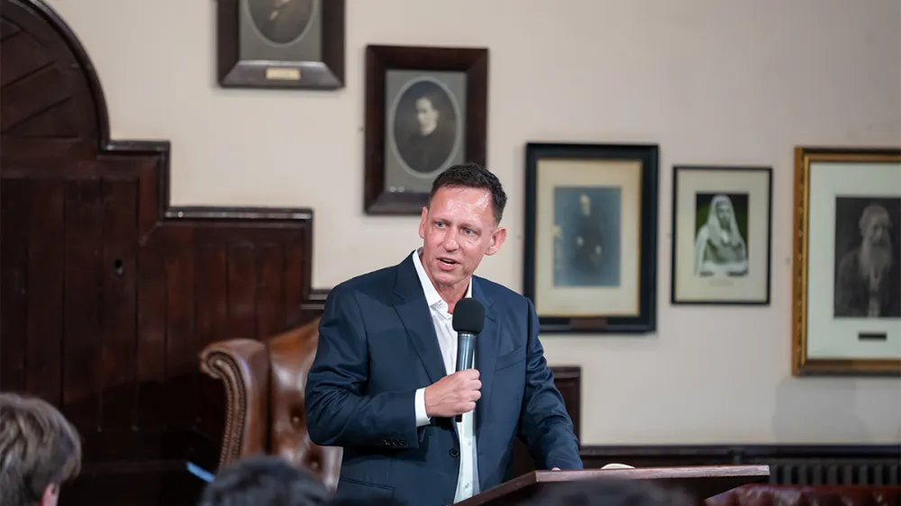 Peter Thiel, the PayPal co-founder who moved his base from California to Florida