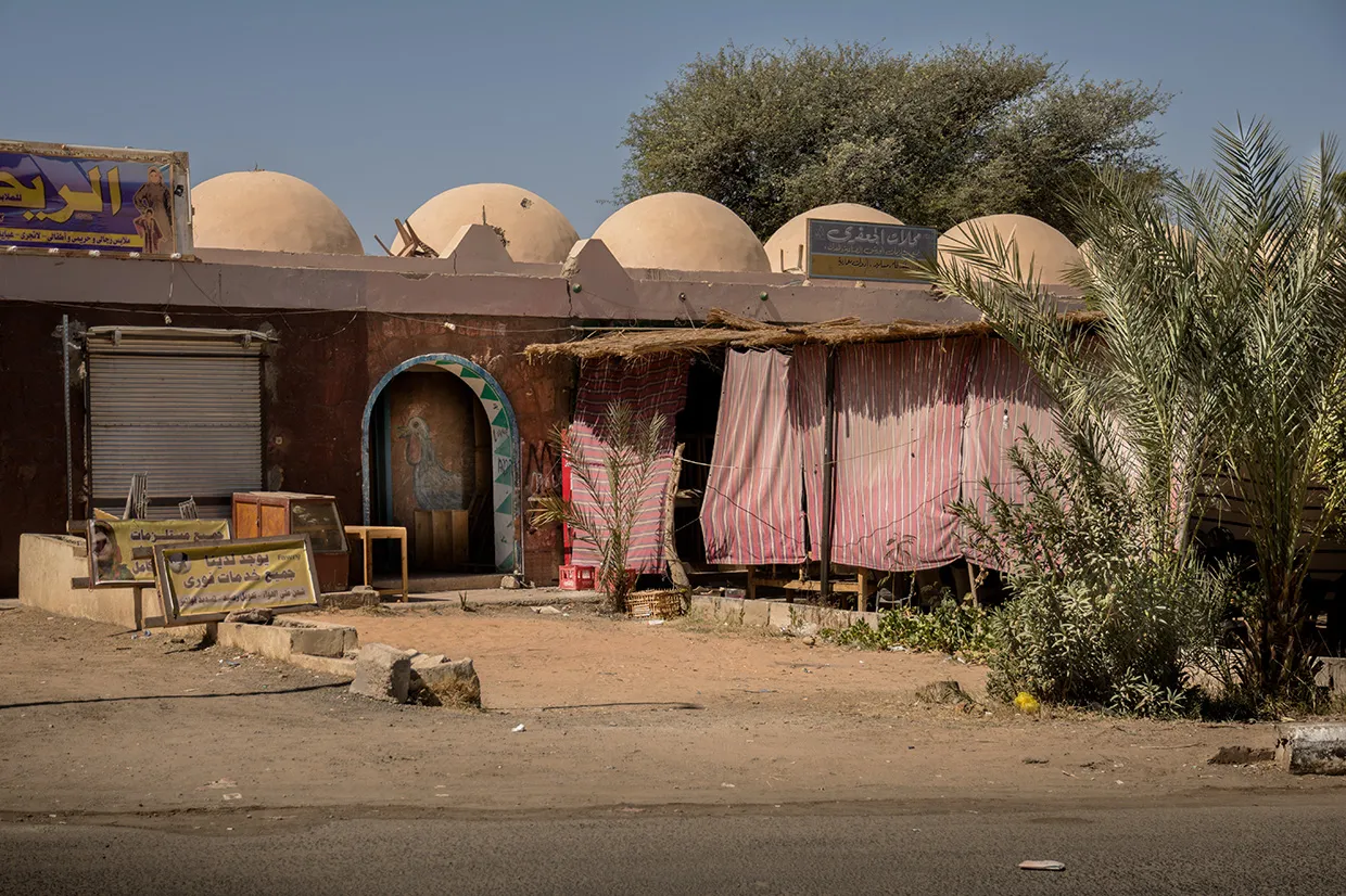 Street scene in Morocco from Peter Ydeen's series Waiting for Palms