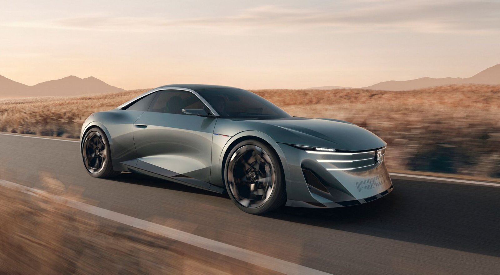 Peugeot RCZ Vision seen from the front