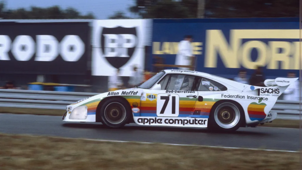 Porsche 935 K3 in the 1980 Apple Computer livery