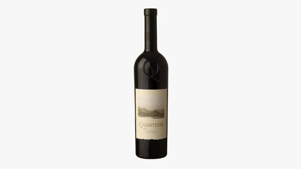 A bottle of Quintessa from Napa Valley