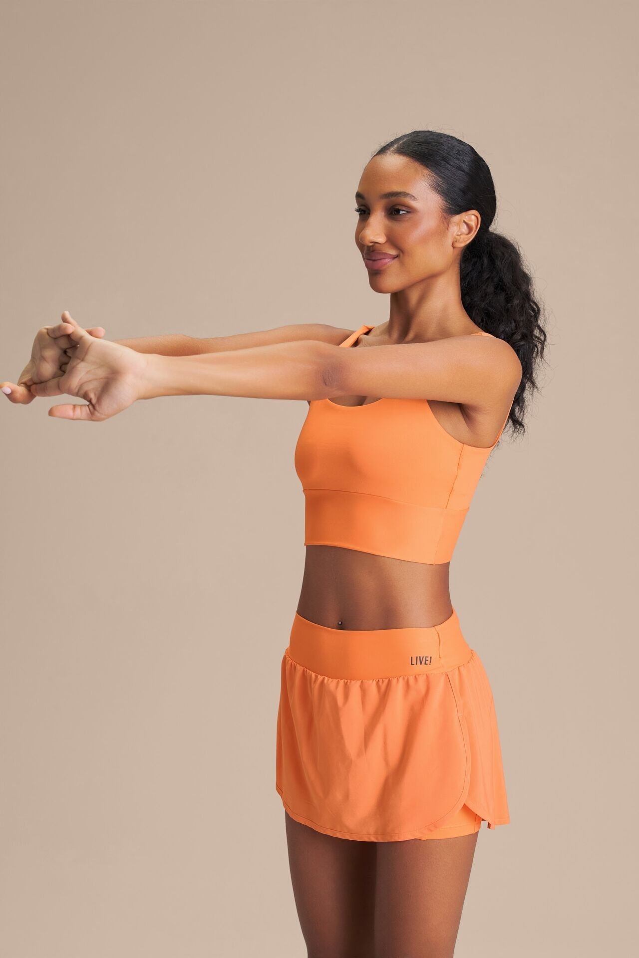 Orange tennis set