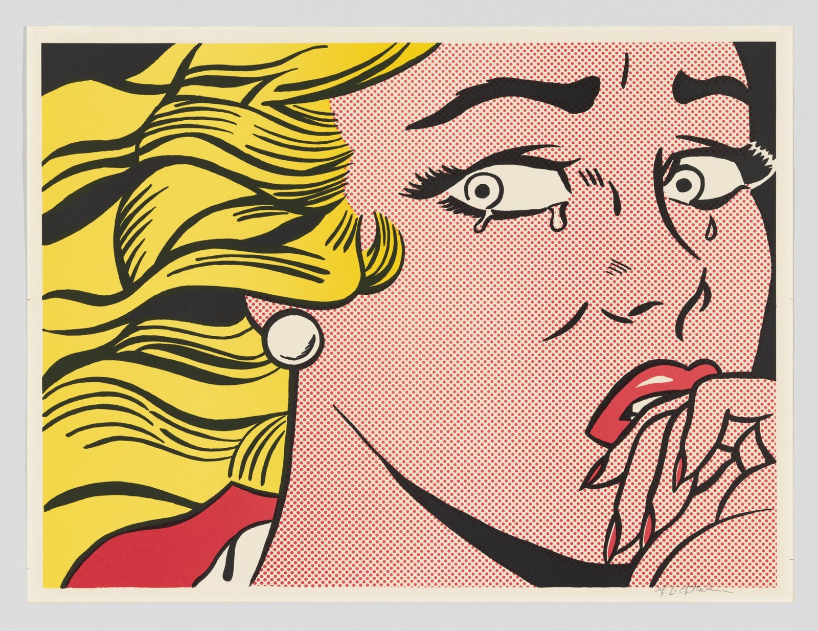 Work by Roy Lichtenstein in the exhibition Like New at the Whitney Museum