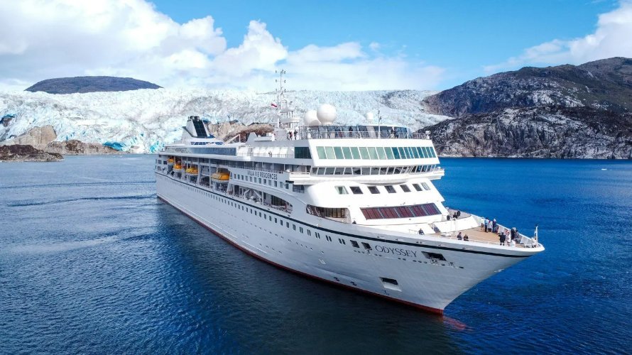 The Villa Vie Odyssey in port
