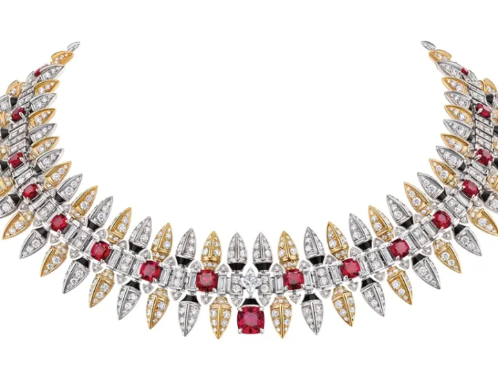 Louis Vuitton Conquest: rubies in a directional setting