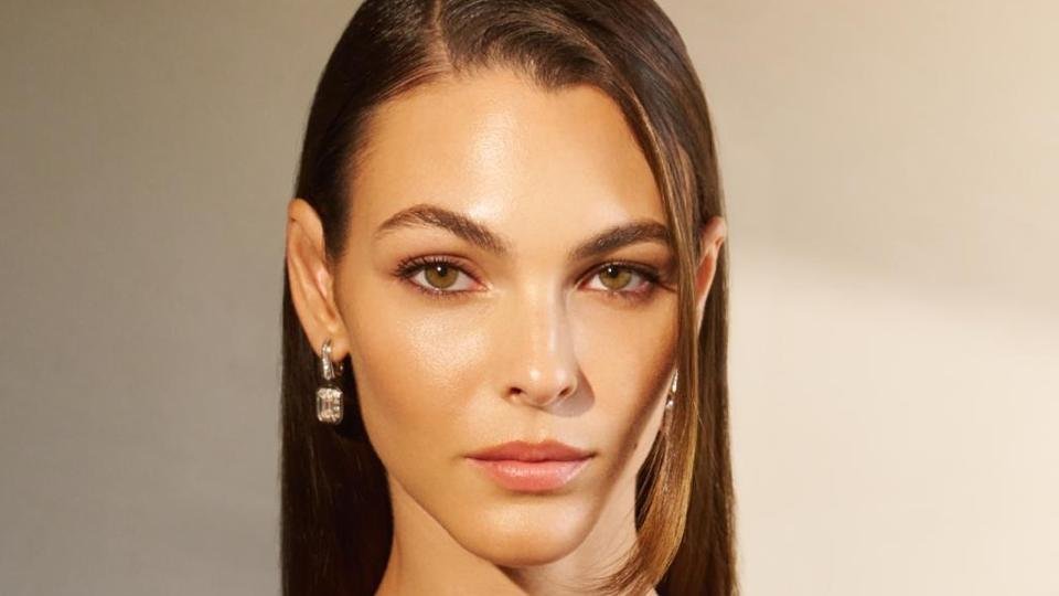 Vittoria Ceretti on the Venice red carpet with softly framed eyes