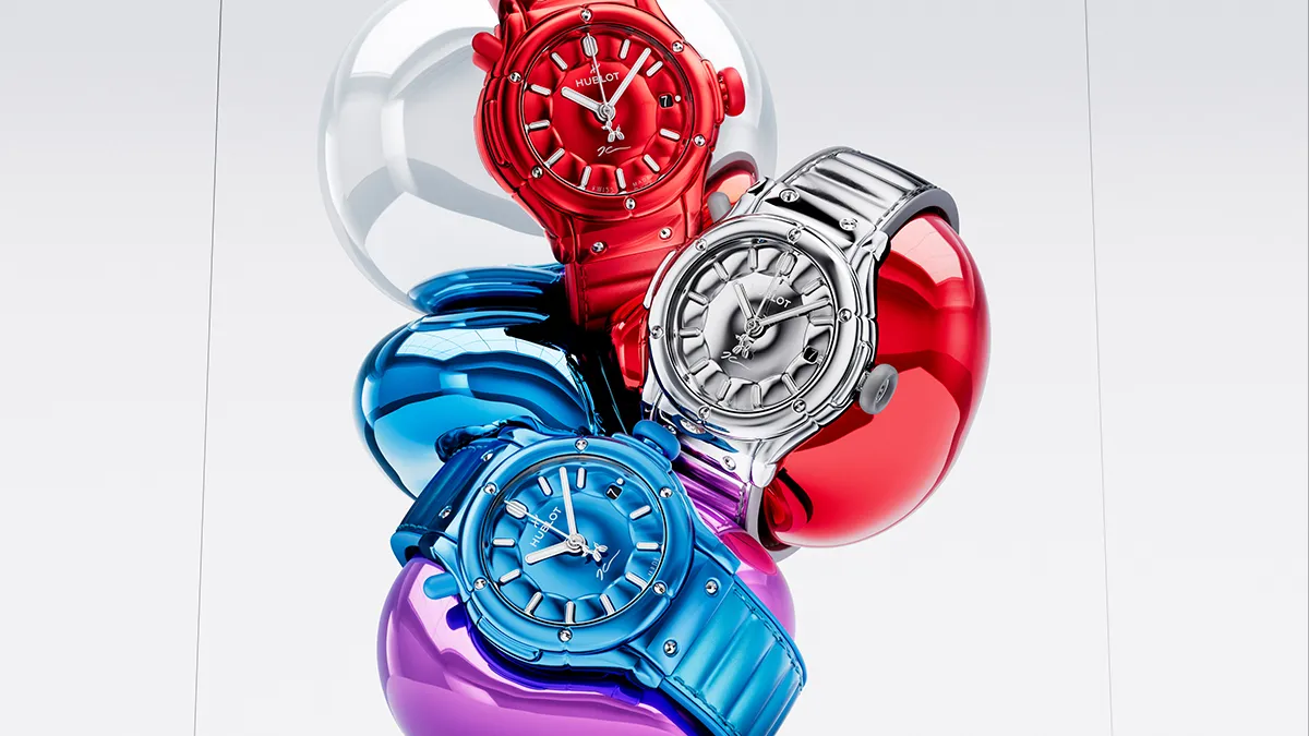 Hublot and Jeff Koons: giving a watch an inflated outline