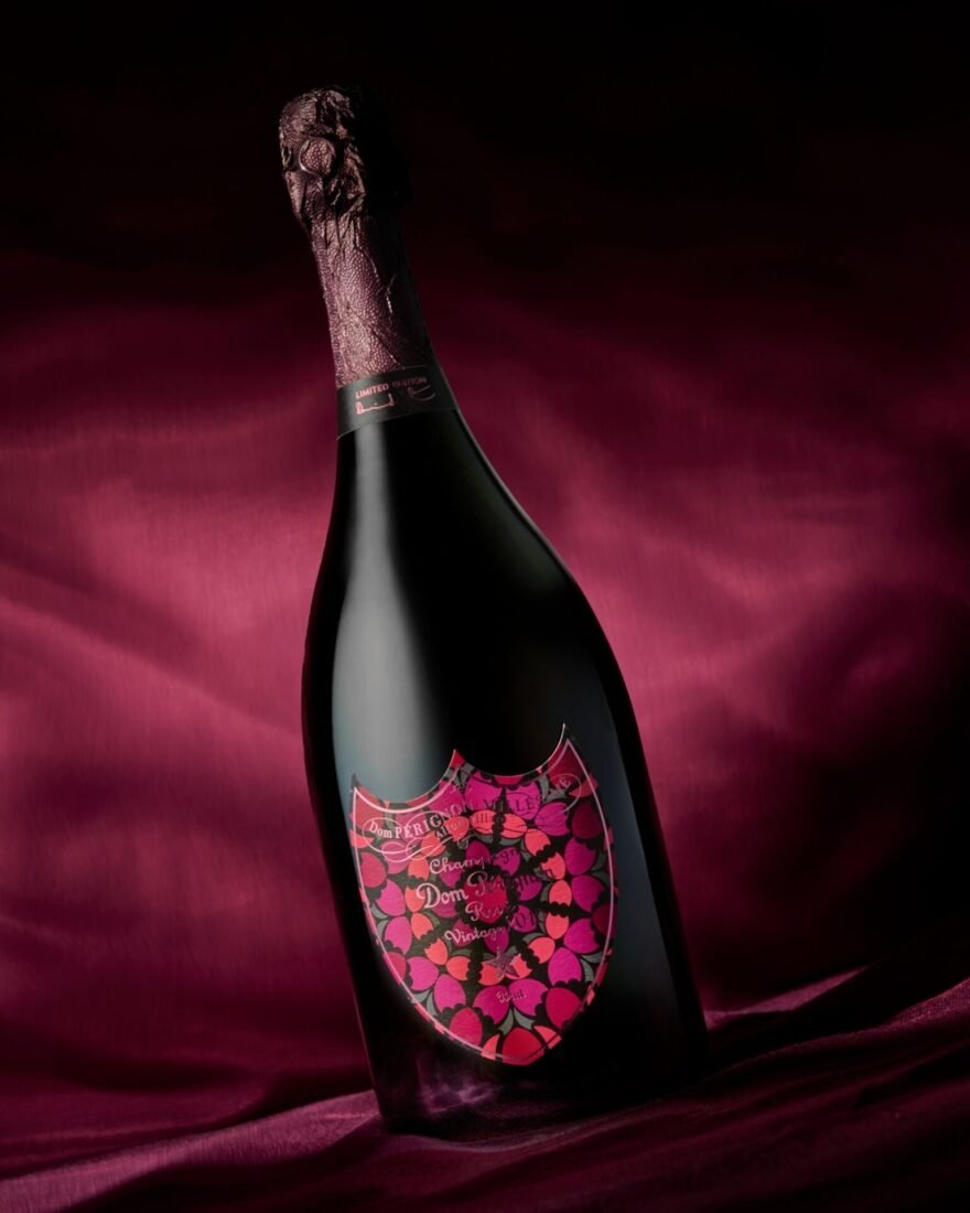 Dom Pérignon and Damien Hirst: symmetry on a label